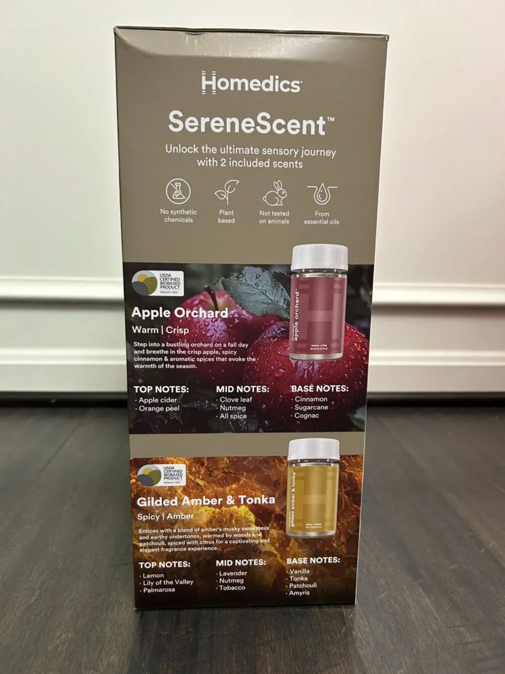 Homedics SereneScent Portable Waterless Home Fragrance Oil Diffuser Bundle - NWB